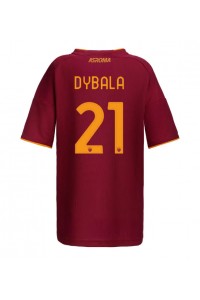 AS Roma Paulo Dybala #21 Voetbaltruitje Thuis tenue Dames 2025-26 Korte Mouw